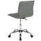Merrick Lane Amelie Home Office Chair Ergonomic Executive Ribbed Low Back Armless Computer Desk Chair - Base, Frame & Border